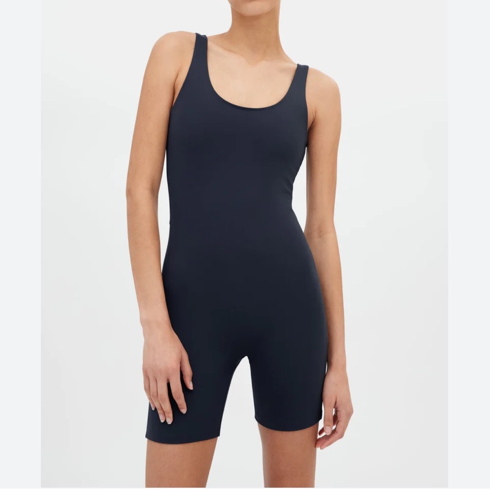 Girlfriend Collective Women's Small Black Short Romper